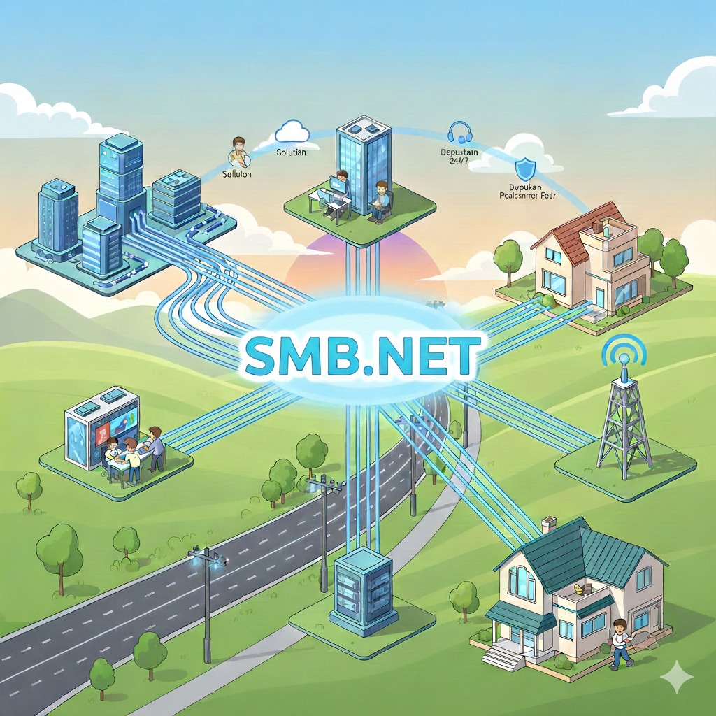 Area jangkauan layanan Sarana Media Broadcast